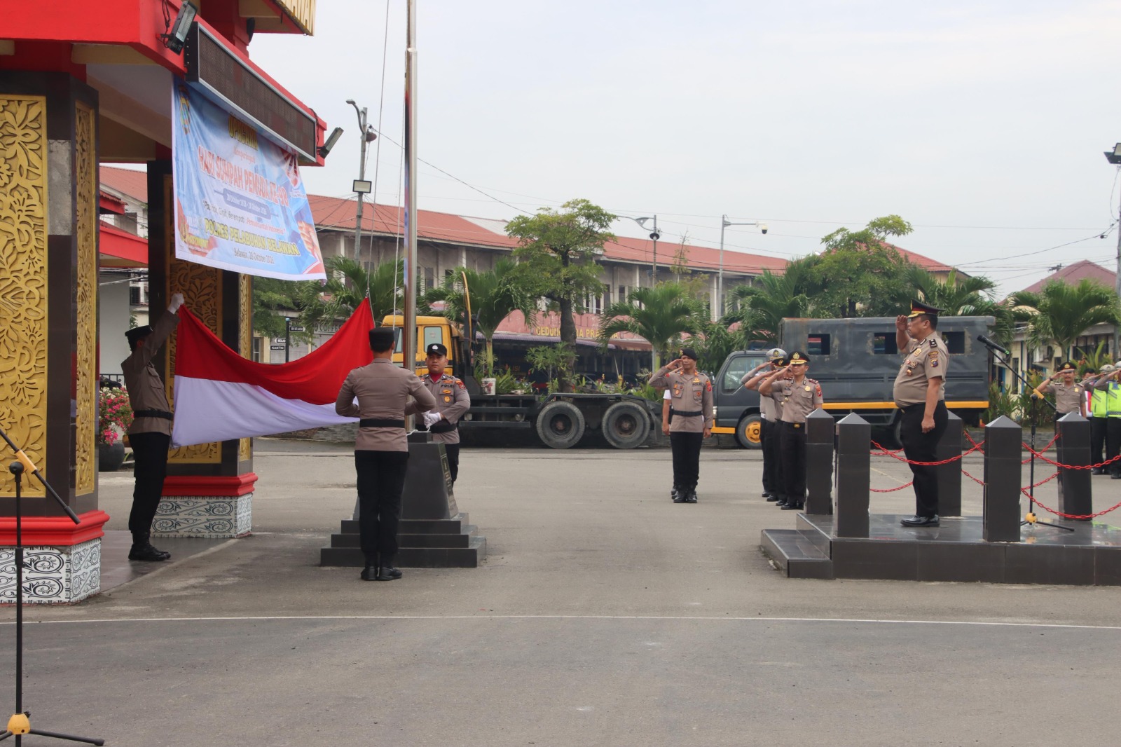 Polres Pelabuhan Belawan Gelar Upacara Hari Sumpah Pemuda 2026, Kobarkan Semangat Persatuan dan Pengabdian
