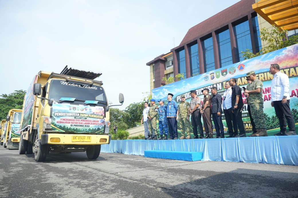 Karhutla Mereda, Polda Riau Siapkan 260 Plang Cegah Kebakaran Berulang